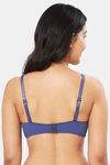 Amante Double Layered Non Wired Full Coverage Super Support Bra - Crown Blue — thumbnail 2